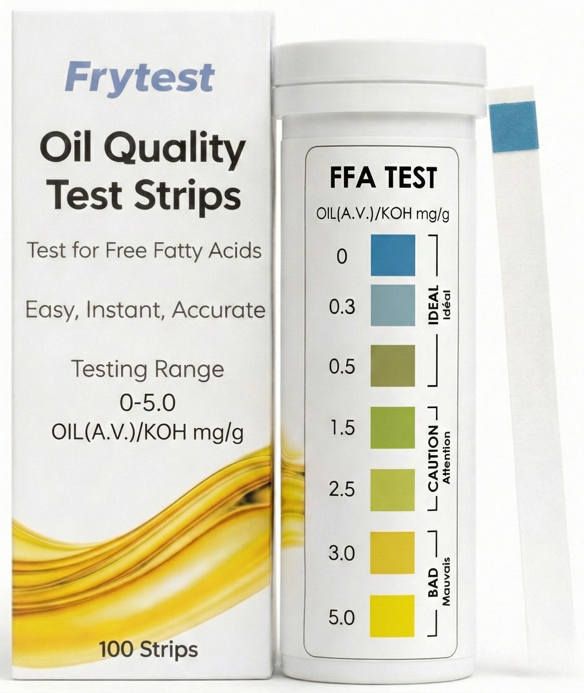 FryTest 100 — Frying oil test strips (100 tests)